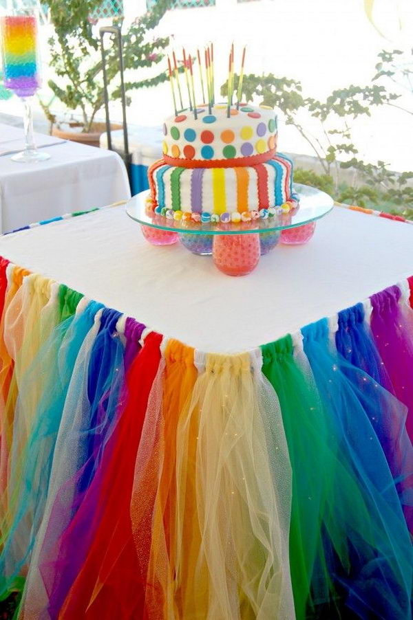 DIY Rainbow Party Decorating Ideas For Kids