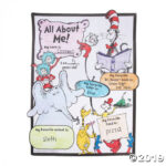 Dr Seuss Color Your Own All About Me Posters 30 Piece S