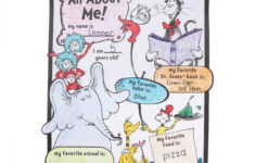 Dr Seuss Color Your Own All About Me Posters 30 Piece s