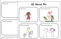 EYFS All About Me Observation Template Teaching Resources