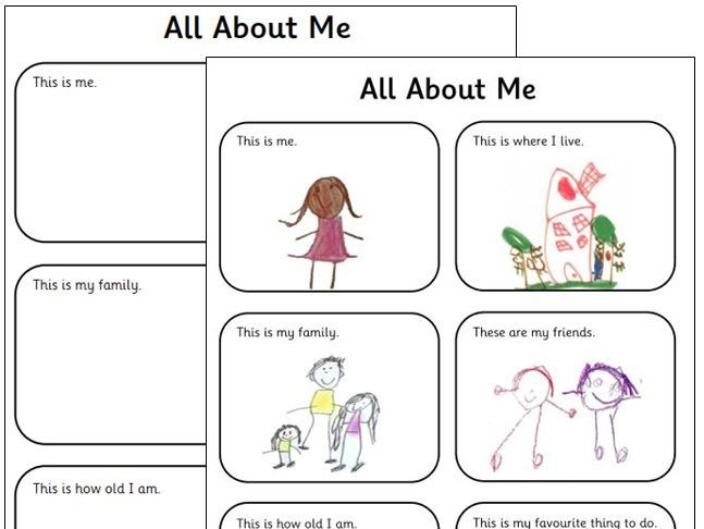 EYFS All About Me Observation Template Teaching Resources