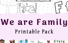 Family Theme Preschool And Family Worksheets For Kindergarten Family