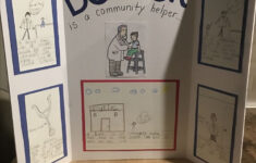 First Grade Community Helper Project Doctor Is A Community Helper