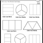 Fractions Worksheet Printable Thirds G 3 Fractions Worksheets