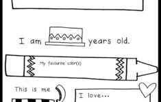 Free All About Me Preschool Theme Printable For Pre k Or Kindergarten