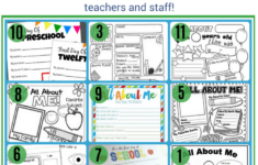 Free All About Me Worksheet Template Printable PDF All About Me