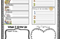 FREE Differentiated 3 Options All About Me Interview Page Perfect