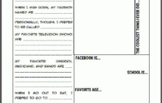 Get To Know Me Student Information Sheet Student Handouts