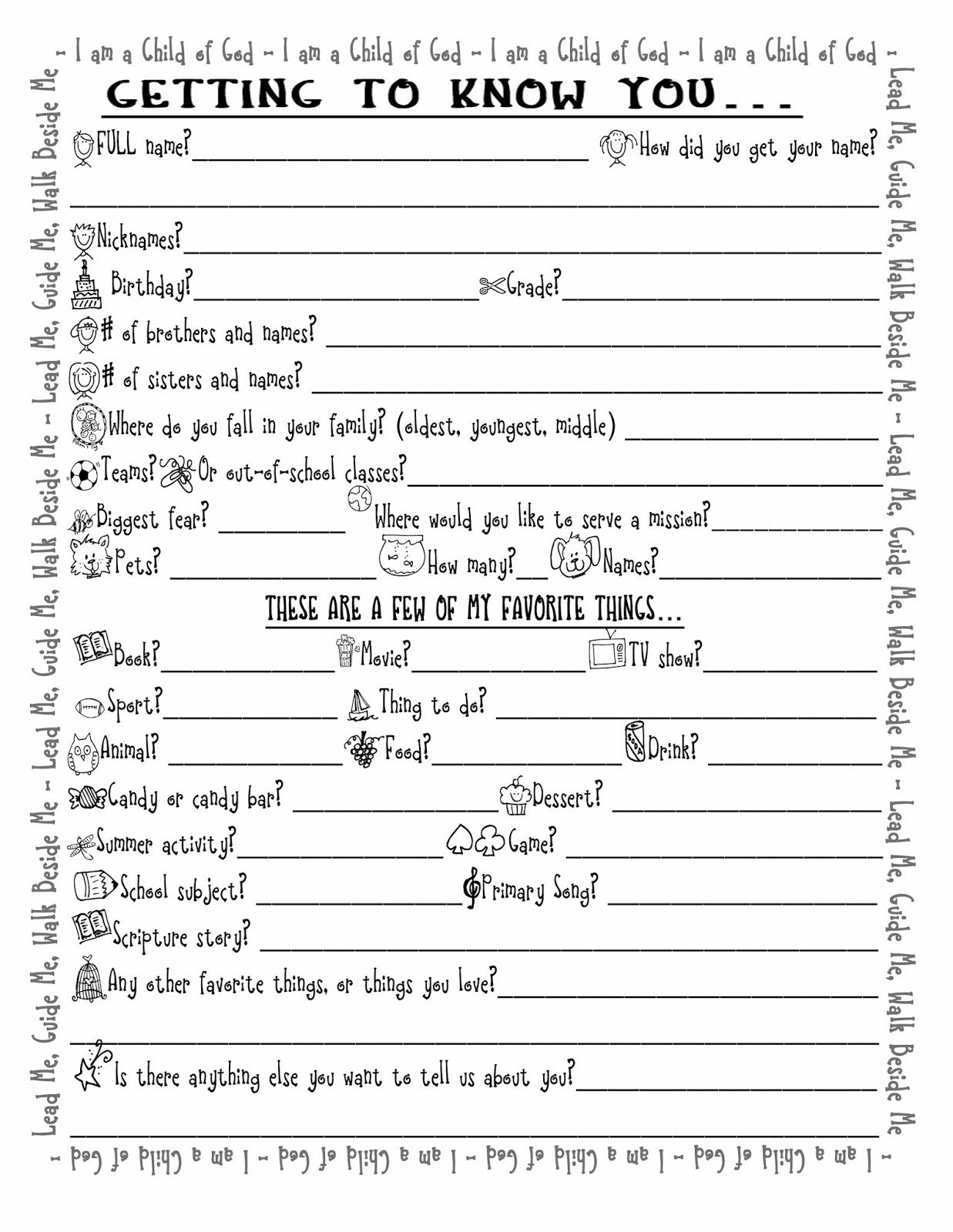 Get To Know Me Worksheet For Adults Try This Sheet