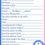 Get To Know Me Worksheet For Adults Try This Sheet