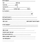 Get To Know Me Worksheet For Adults Try This Sheet