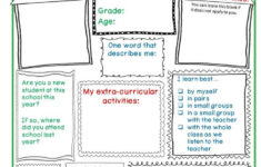 Get To Know Your Students With This Back To School All About Me Form A