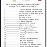 Getting To Know You Worksheet A To Z Teacher Stuff Printable Pages