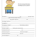 Getting To Know Your Students Worksheet Free ESL Printable Worksheets