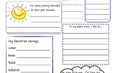 Google Drive Viewer About Me Activities School Worksheets All About