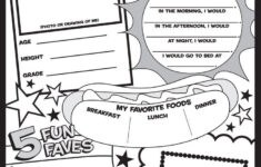 Image Result For All About Me Worksheet 2nd Grade All About Me