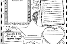 Instant Personal Poster Sets Read All About Me 30 Big Write And Read