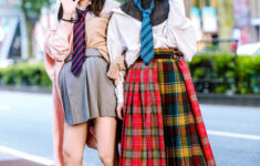 Japanese School Uniform Inspired Harajuku Street Styles W Neck Ties