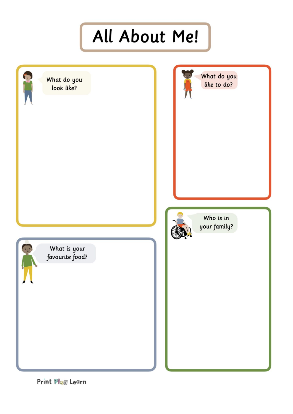 Meet The Teacher All About Me Template Free Teaching Resources 
