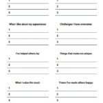 My Strengths And Qualities Worksheet Therapist Aid Self Esteem