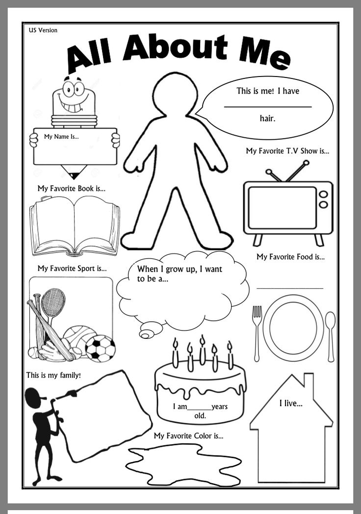 Pin By Kim Gorman On Fourth Grade Reading All About Me Preschool 