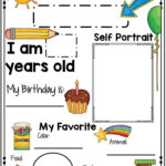 Printable All About Me Poster For A Preschool Theme All About Me