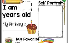 Printable All About Me Poster For A Preschool Theme All About Me