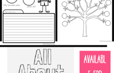 Printable All About Me Worksheet Book For Kids All About Me Worksheet