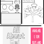 Printable All About Me Worksheet Book For Kids All About Me Worksheet