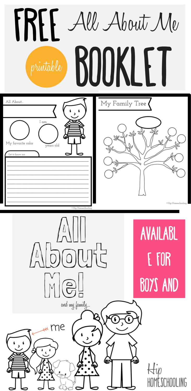 Printable All About Me Worksheet Book For Kids All About Me Worksheet 