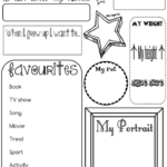 Printables All About Me Activities All About Me Printable About Me