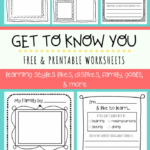 Questions That Connect 5 Free Printable Get To Know You Pages The