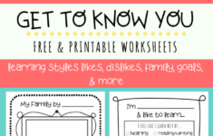 Questions That Connect 5 Free Printable Get To Know You Pages The