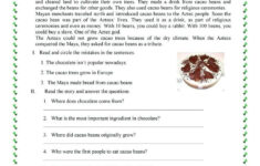 Reading Comprehension High School Worksheets Pdf