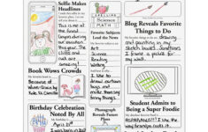 Ready To Decorate Extra Extra Read All About Me Posters Math Blog