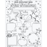 Student All About Me Printable Star Student Poster Student Posters