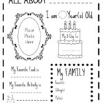 Student Get To Know Me Sheet Form Caterpillars All About Me Preschool