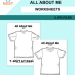 T Shirt All About Me Design Elementary Curriculum Homeschool