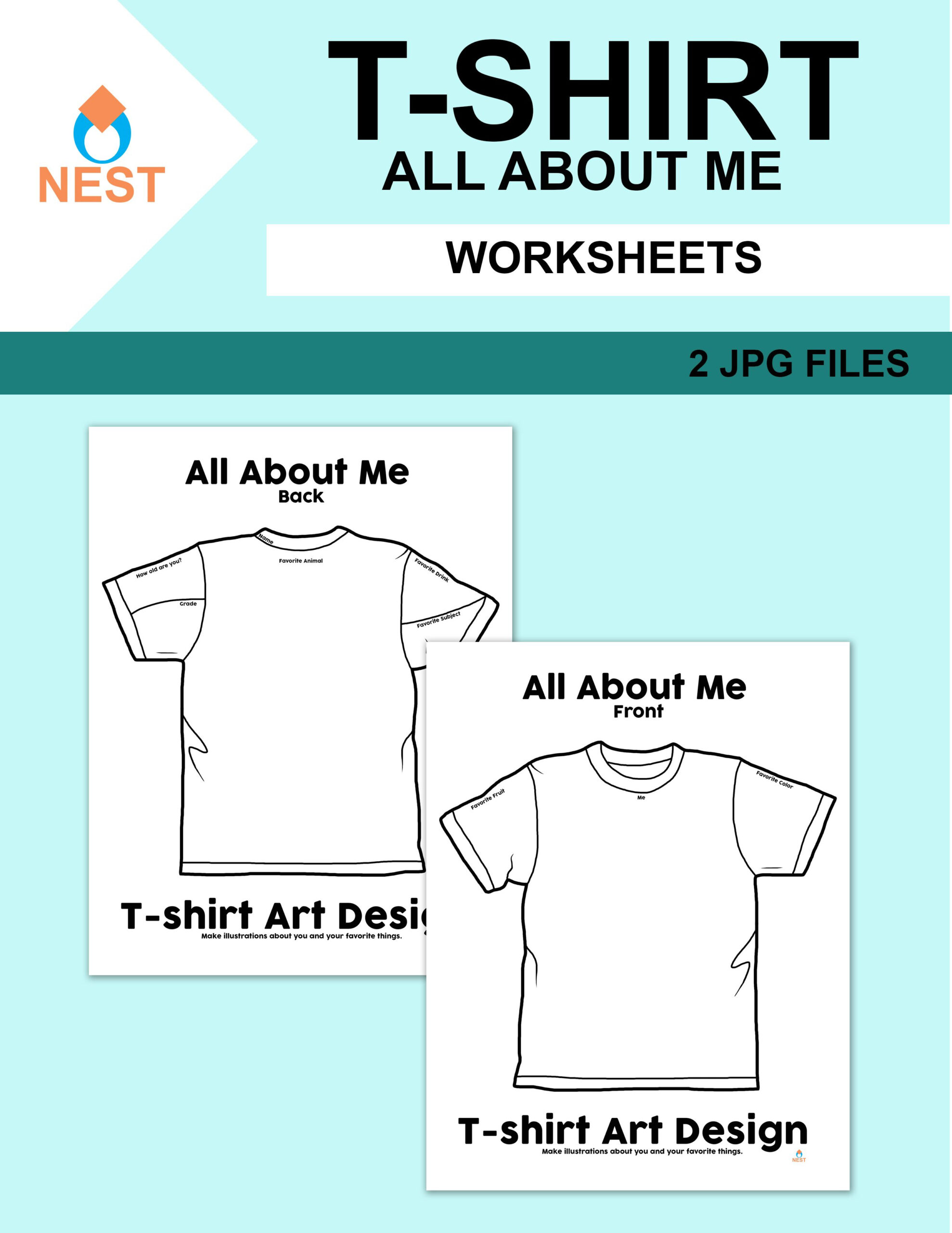 T shirt All About Me Design Elementary Curriculum Homeschool 