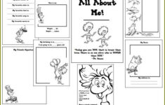 The Art Of Teaching A Kindergarten Blog Dr Seuss All About Me Book