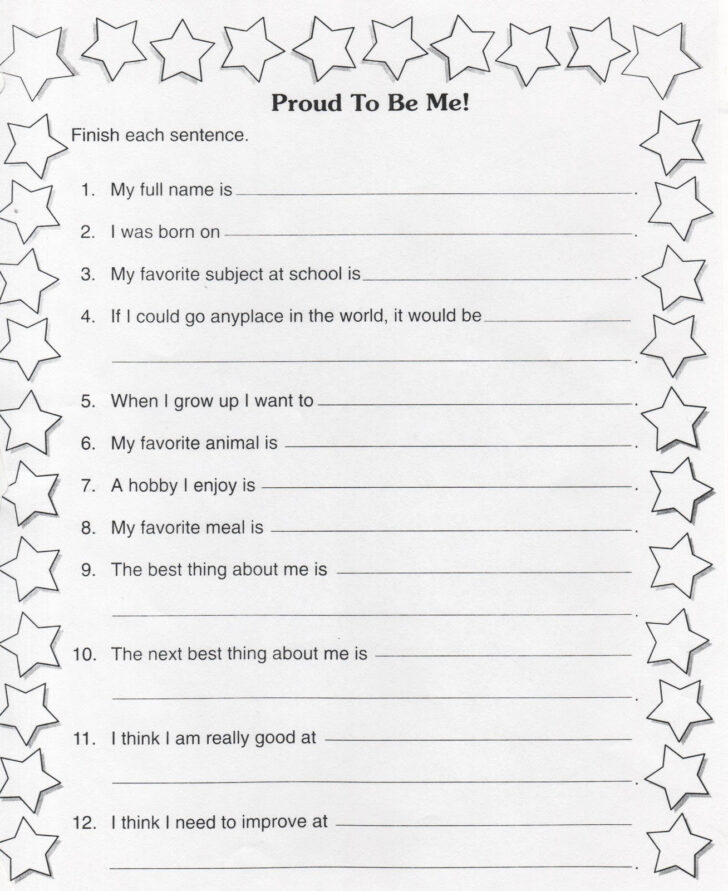 Get To Know Me Worksheet Elementary
