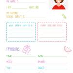 19 Printable All About Me Templates (Free) ᐅ Templatelab For All About Me Teacher Worksheet