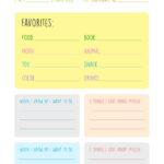 19 Printable All About Me Templates (Free) ᐅ Templatelab Pertaining To All About Me Worksheet Middle School Free Download