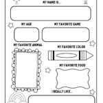 30 All About Me Worksheets (Free Pdf Printables) With All About Me Worksheet Mondaymandala
