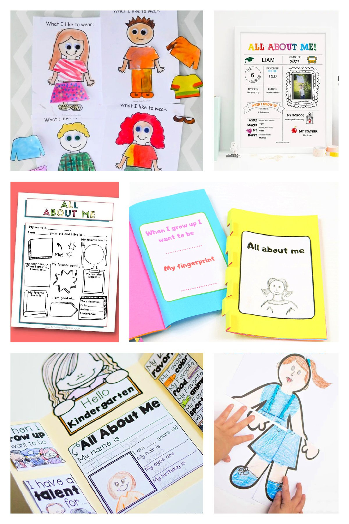 About Me Worksheet Printables | Kids Activities Blog for All About Me Worksheet Examples