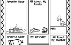 All About Me – Back To School Set 2. | Madeteachers throughout First Grade All About Me Worksheet