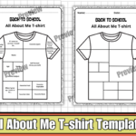 All About Me Back To School T Shirt Activity–Getting To Know You Throughout All About Me Worksheet Ks3