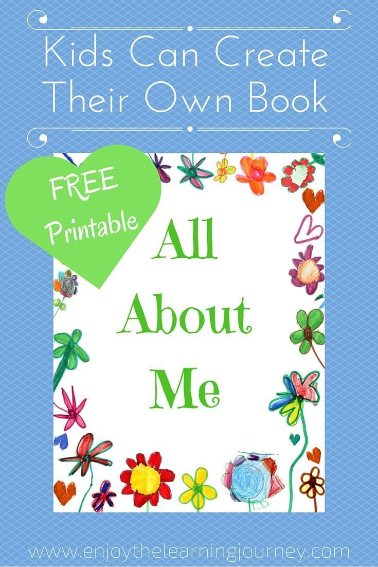 All About Me Book With Free Printable - Enjoy The Learning Journey in All About Me Flower Children Printable