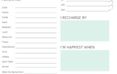 All About Me- Co-Worker Questions - Etsy Australia pertaining to All About Me Employee Worksheet