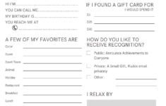 All About Me- Co-Worker Questions - Etsy pertaining to All About Me Employee Worksheet